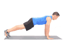 Push-ups for building chest, triceps, and core strength.
